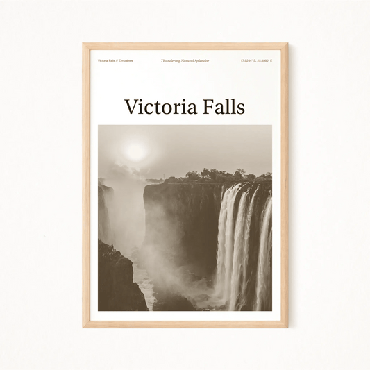 Victoria Falls Essence Poster - The Globe Gallery