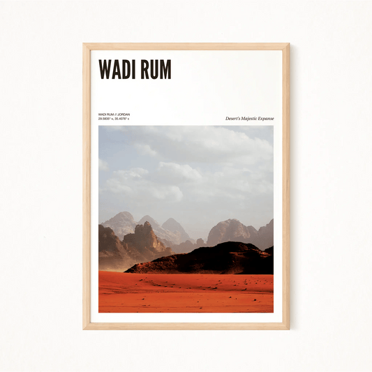 Wadi Rum Odyssey Poster - The Globe Gallery