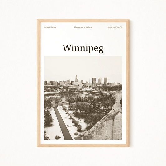Winnipeg Essence Poster - The Globe Gallery