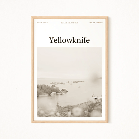 Yellowknife Essence Poster - The Globe Gallery