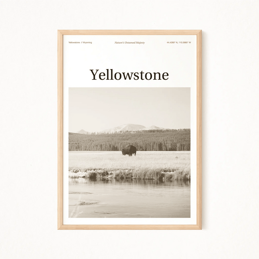 Yellowstone Essence Poster - The Globe Gallery