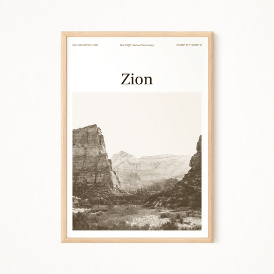 Zion Essence Poster - The Globe Gallery