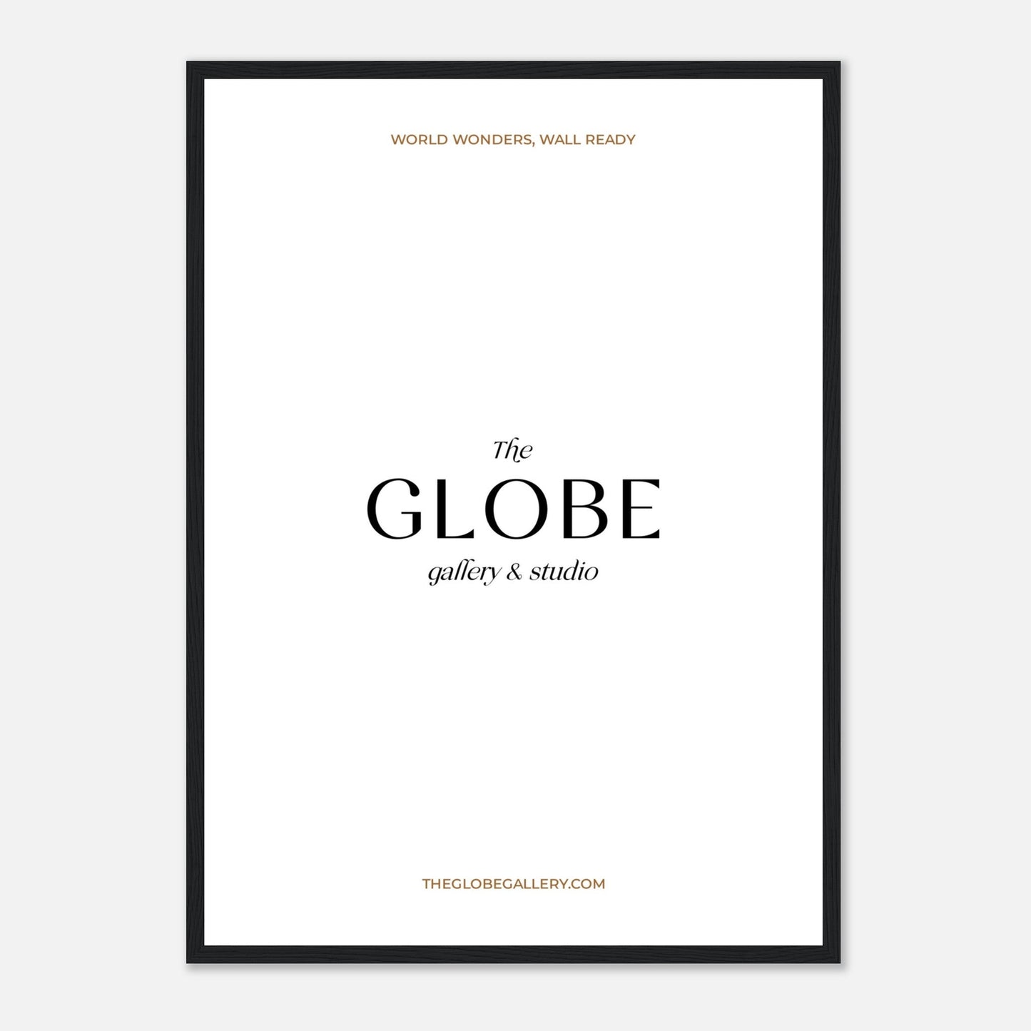 Black Wood Frame - The Globe Gallery
