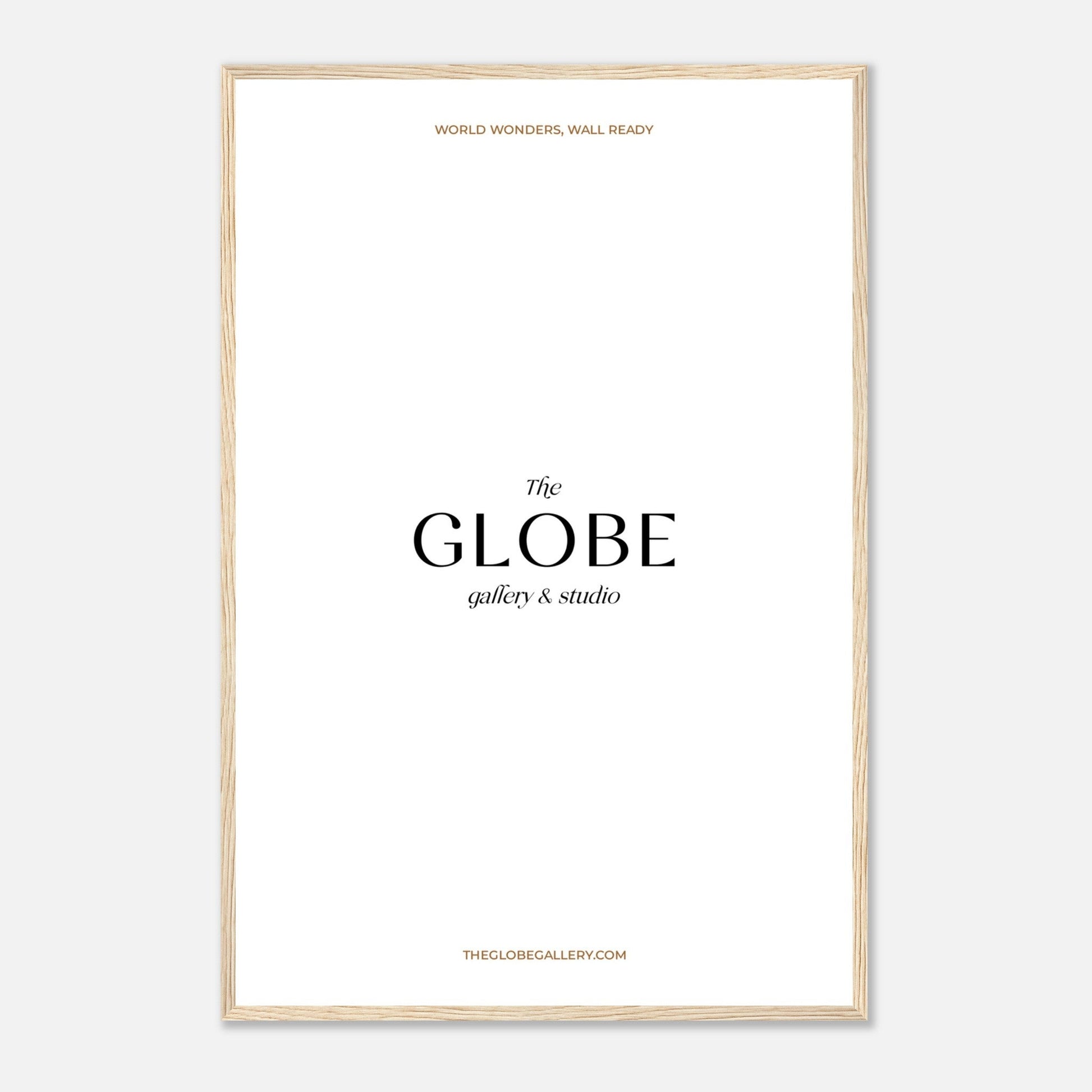 Light Wood Frame - The Globe Gallery