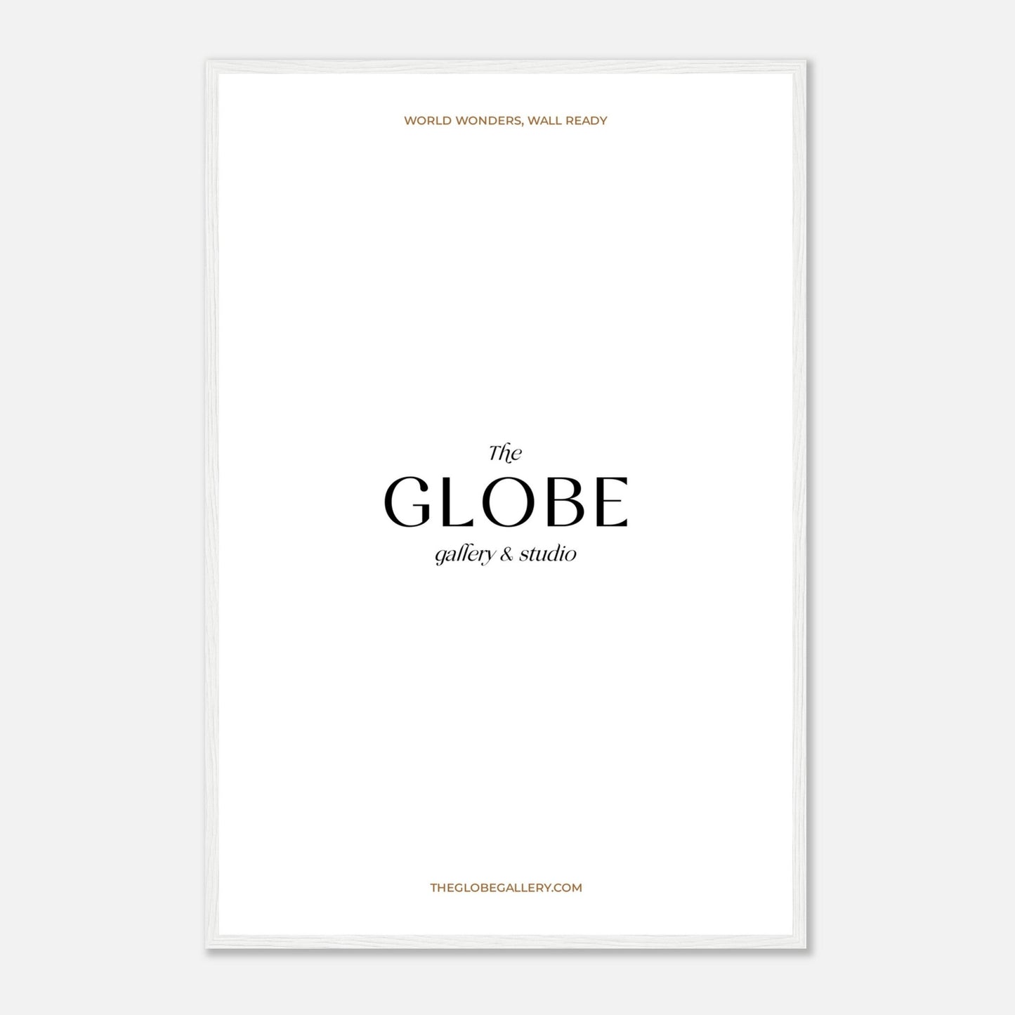 White Wood Frame - The Globe Gallery