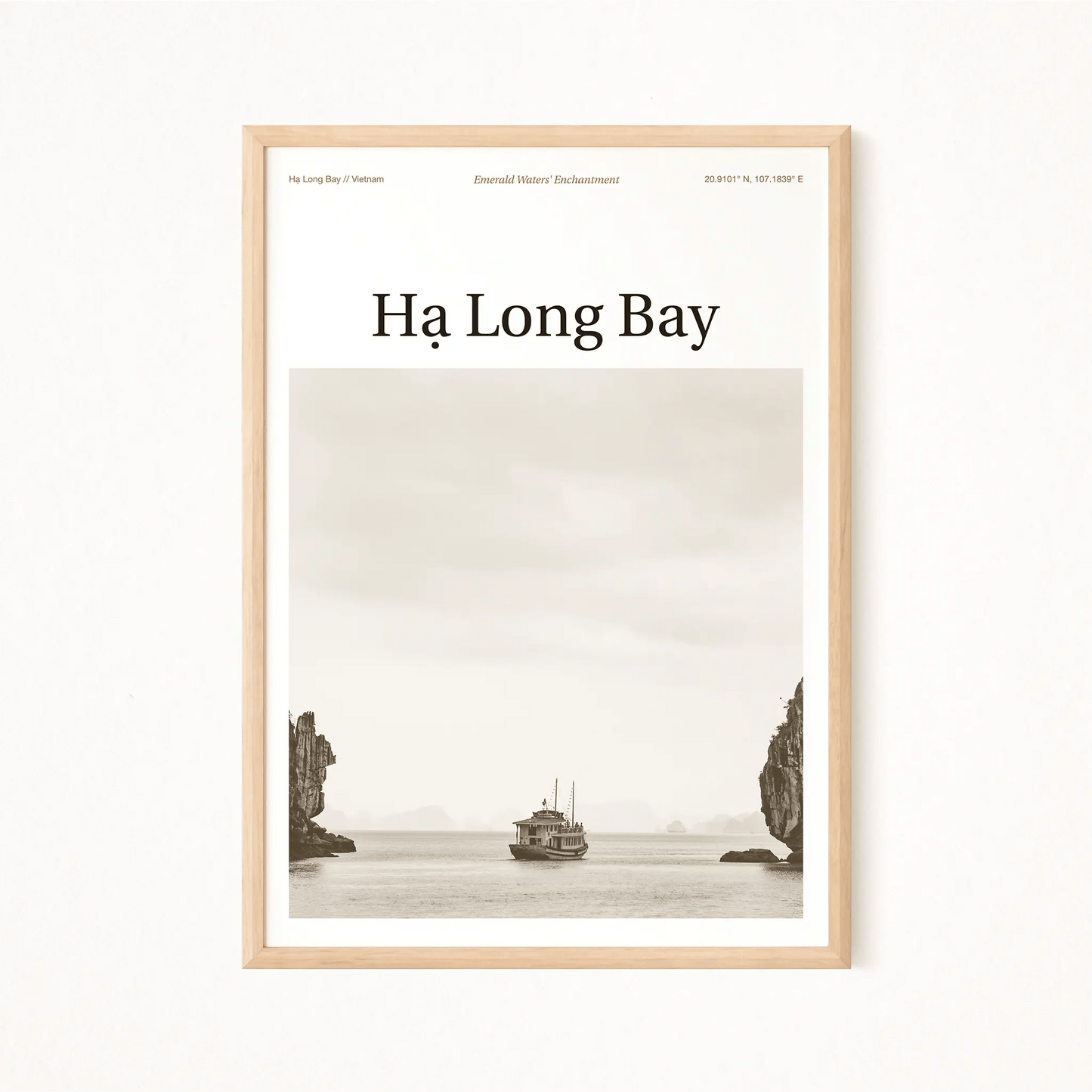 Hạ Long Bay Essence Poster - The Globe Gallery