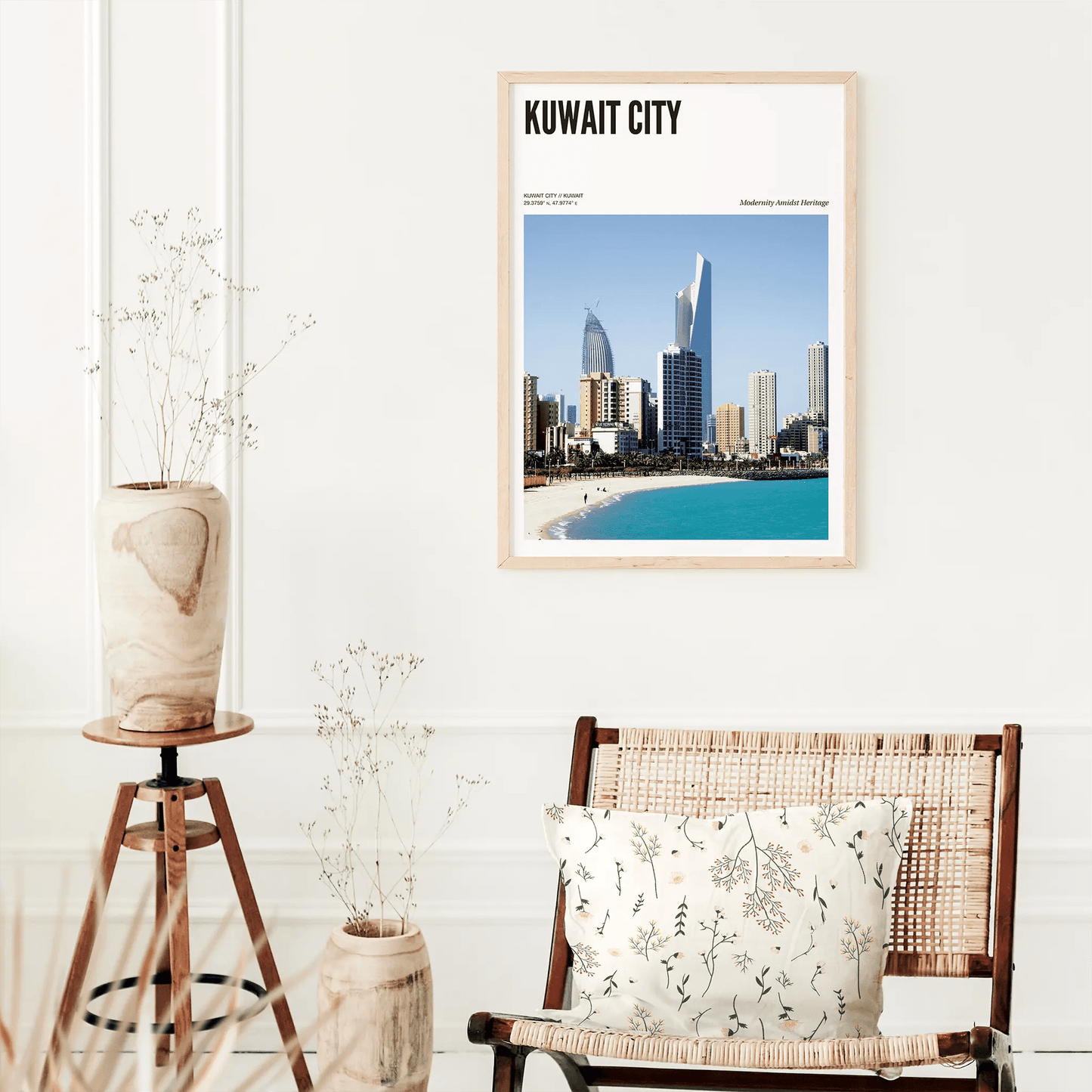 Kuwait City Odyssey Poster - The Globe Gallery