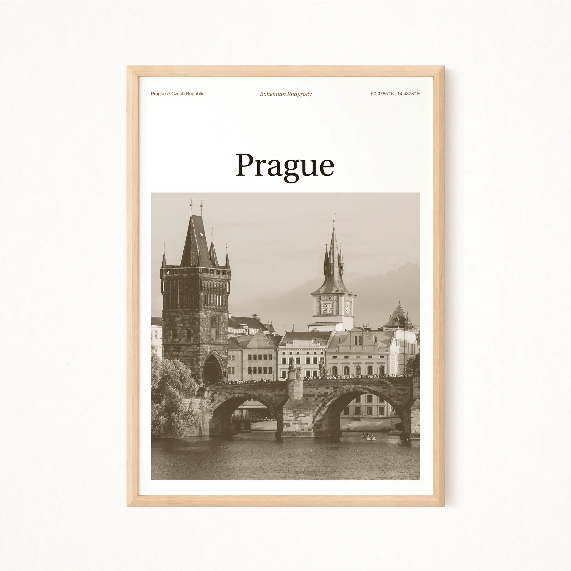 Prague Essence Poster - The Globe Gallery