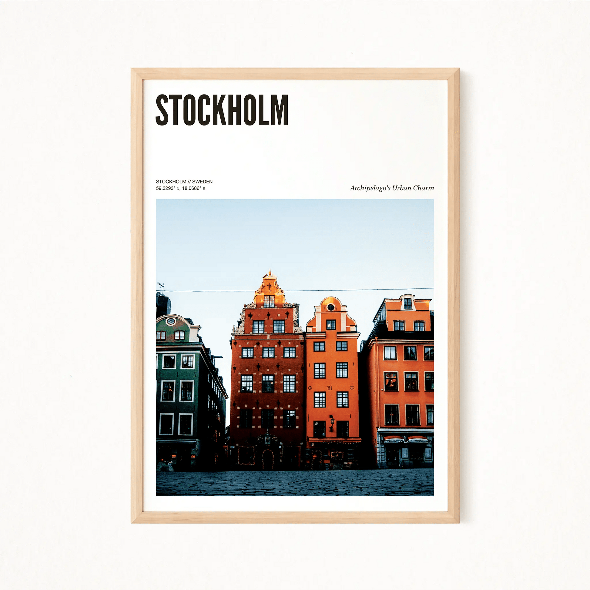 Stockholm Odyssey Poster - The Globe Gallery