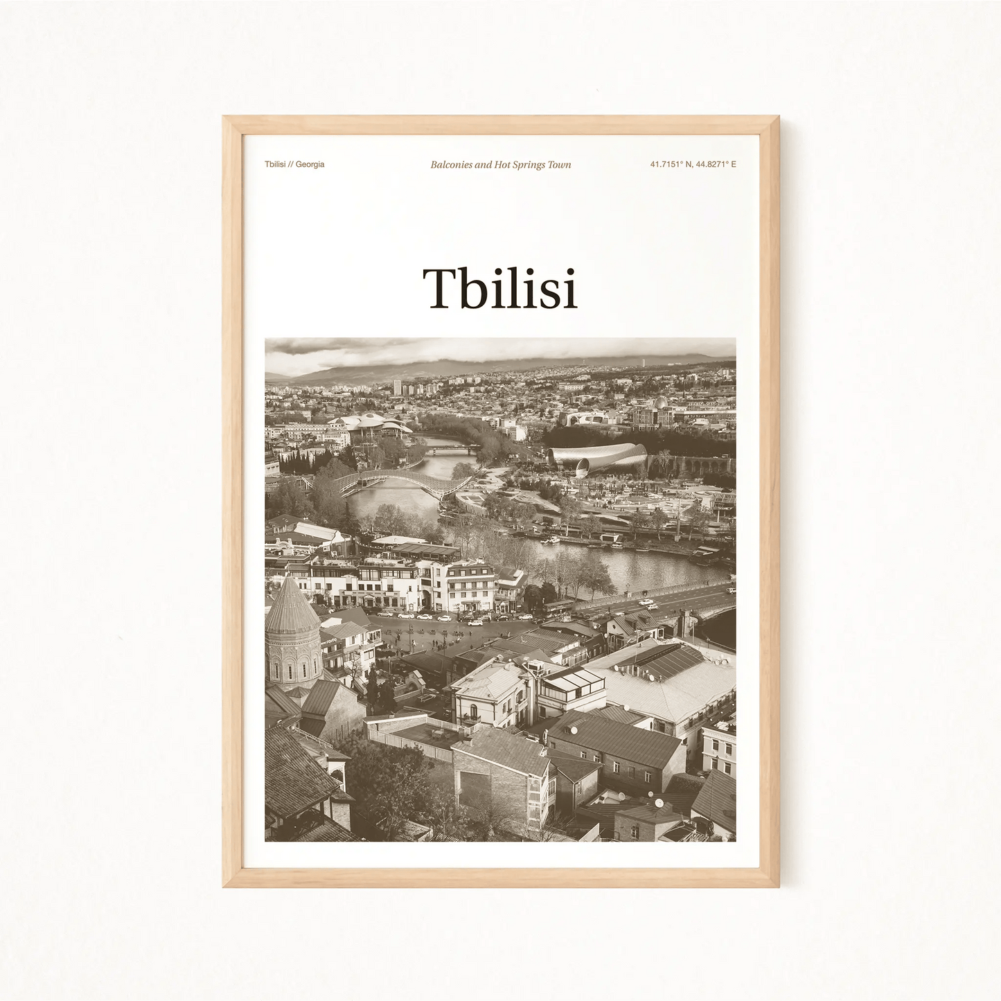 Tbilisi Essence Poster - The Globe Gallery