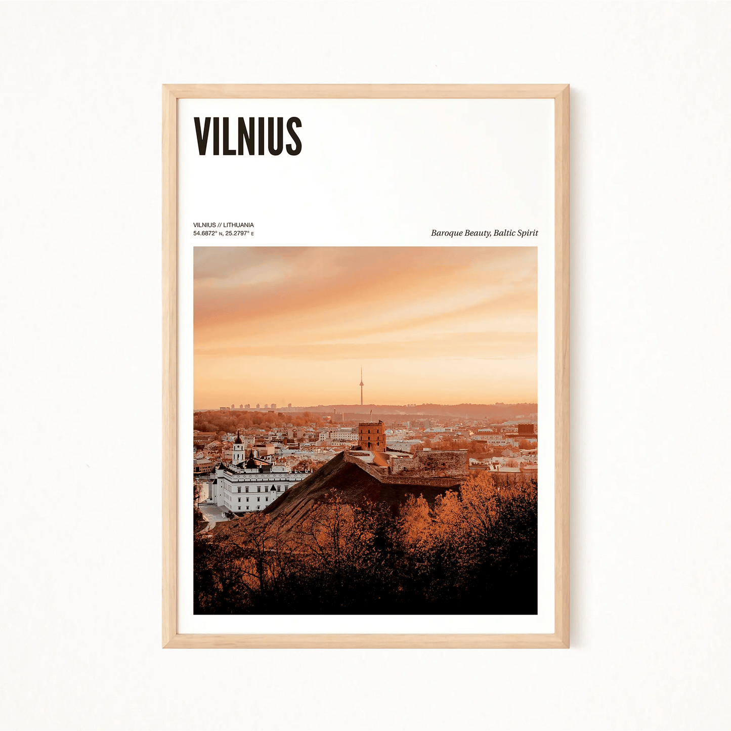 Vilnius Odyssey Poster - The Globe Gallery