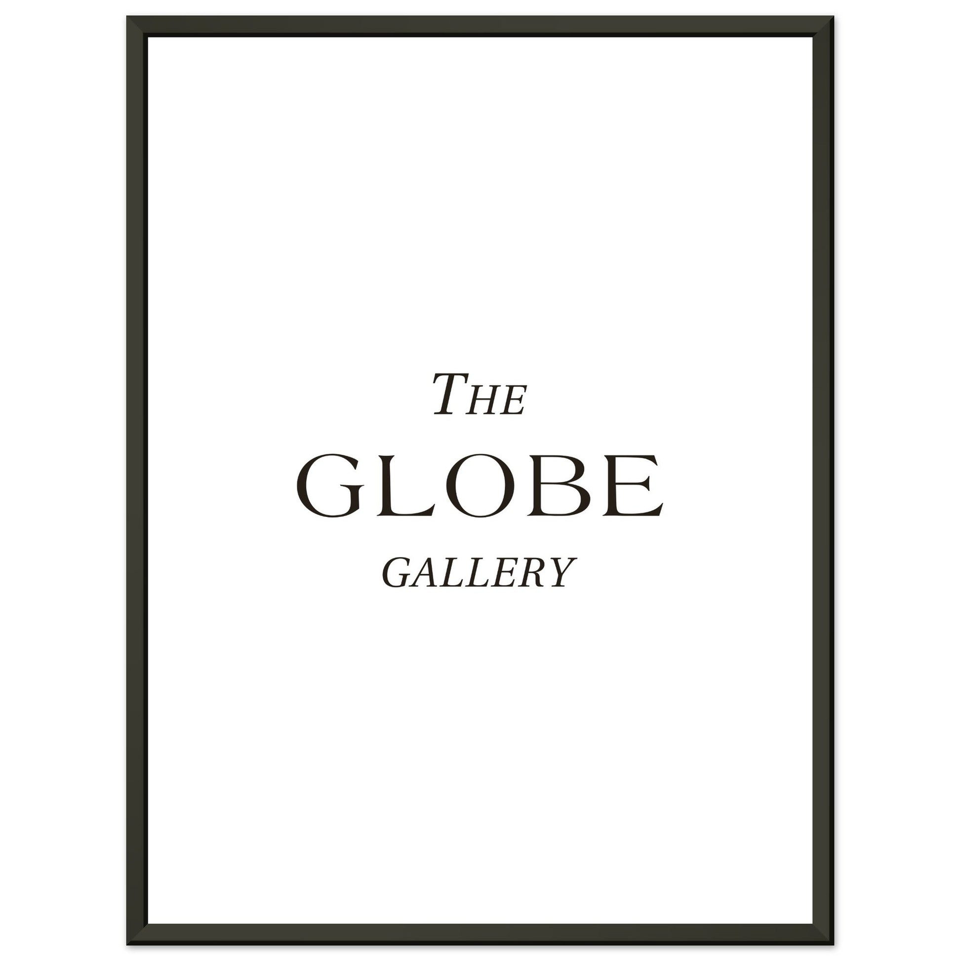 Black Aluminium Frame - The Globe Gallery